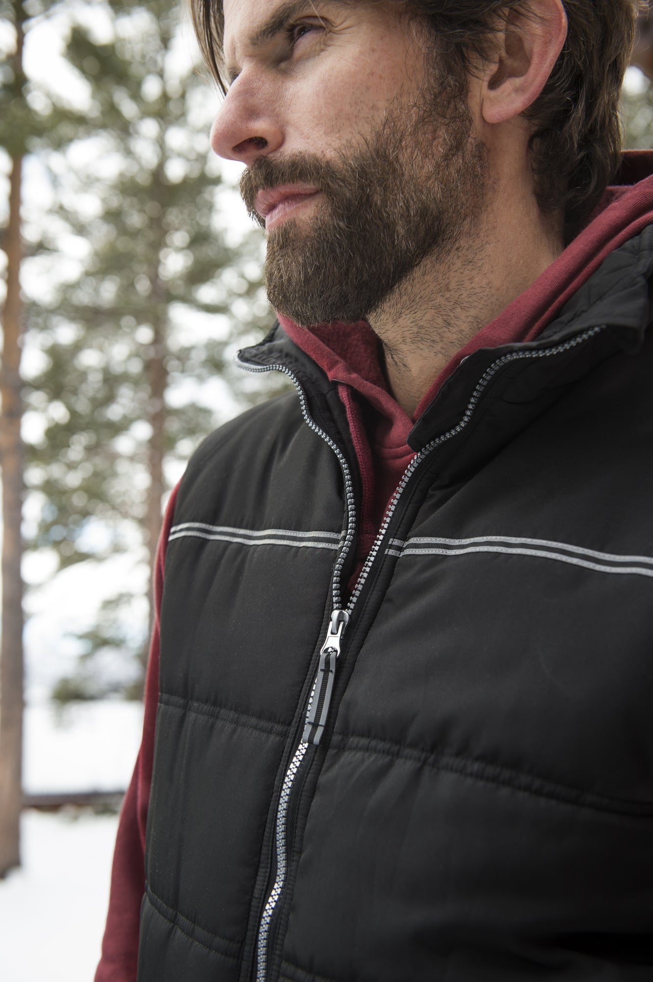 Clique Weston Padded Gilet | Unisex Body Warmer | Reflective Stripe | 2 Colours | XS-3XL