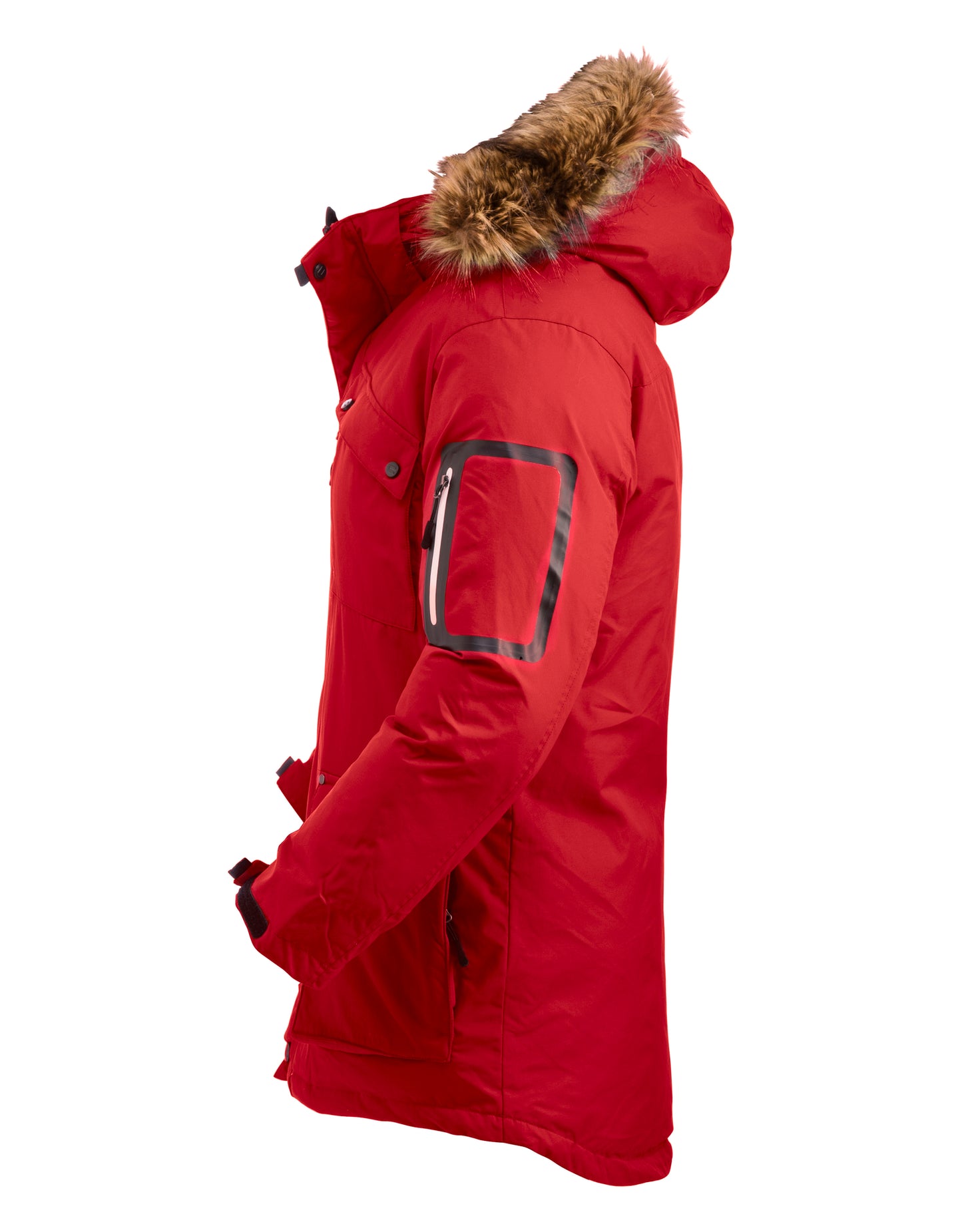 Clique Malamute Heavy Expedition Parka | Winter Coat | Unisex | Red or Black | XXS-3XL