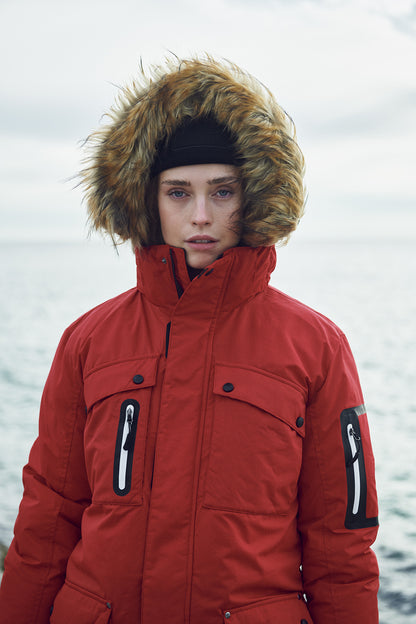 Clique Malamute Heavy Expedition Parka | Winter Coat | Unisex | Red or Black | XXS-3XL