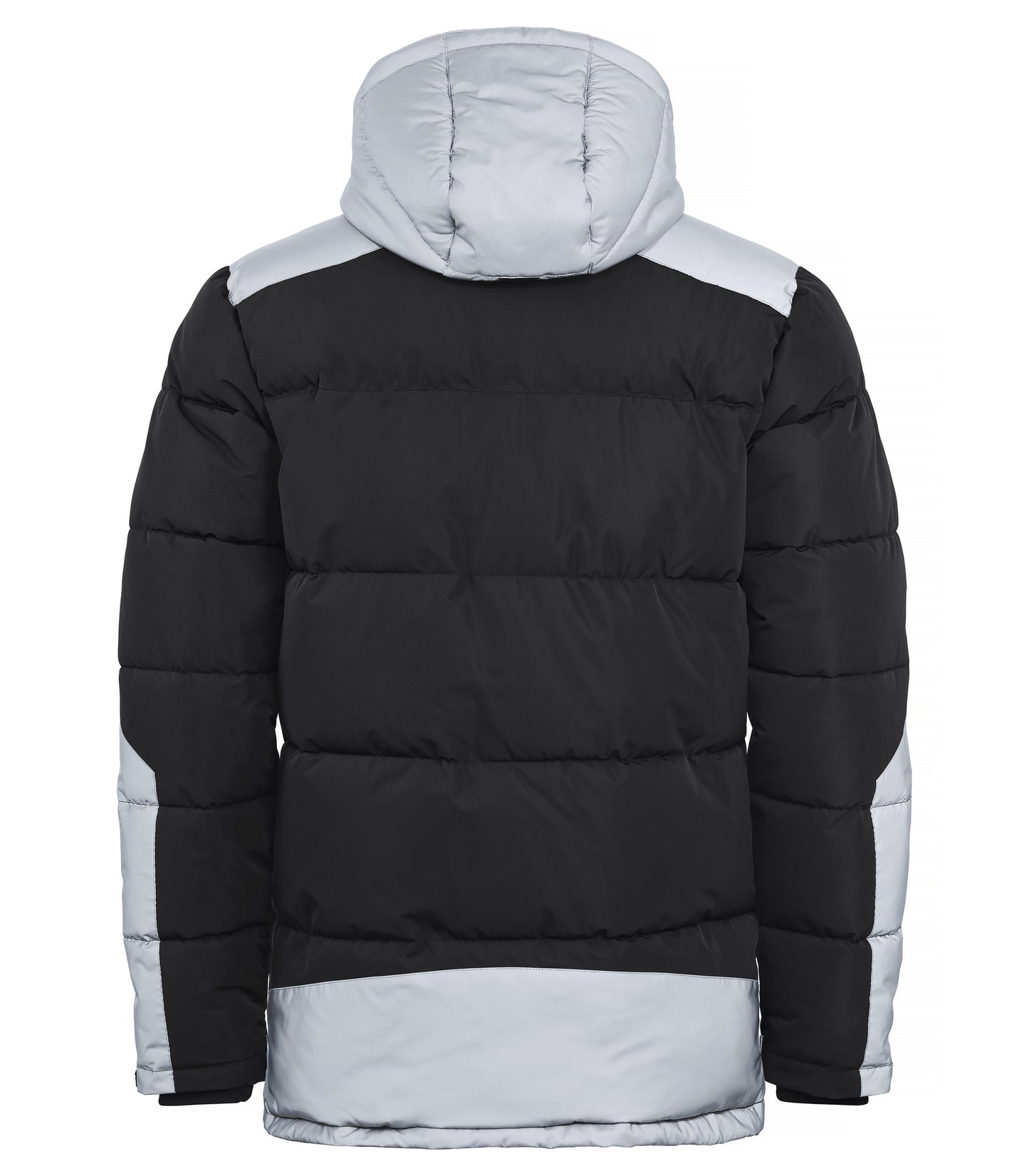 Clique Dumas Men's Padded Winter Coat | Waterproof Softshell | Black with Reflective | XS-3XL