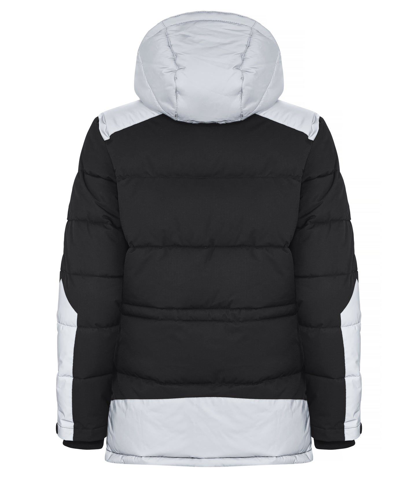 Clique Dumas Ladies Padded Winter Coat | Waterproof Softshell | Black with Reflective | XS-2XL