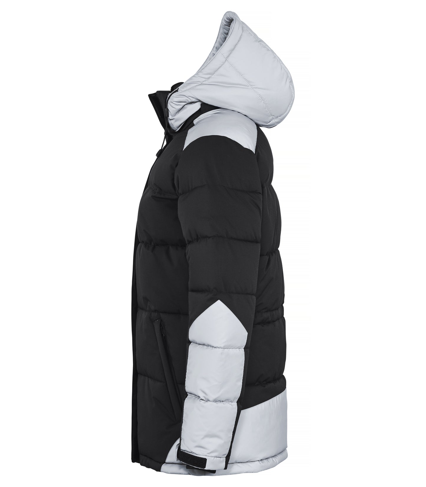 Clique Dumas Ladies Padded Winter Coat | Waterproof Softshell | Black with Reflective | XS-2XL