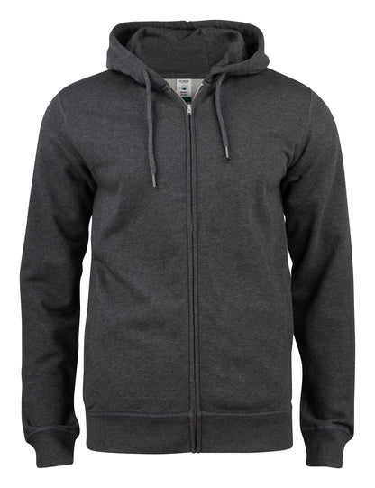 Clique Premium Organic Cotton Men's Zip-Up Hoodie | Hooded Jacket | 5 Colours | XS-3XL