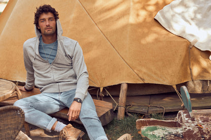 Clique Premium Organic Cotton Men's Zip-Up Hoodie | Hooded Jacket | 5 Colours | XS-3XL