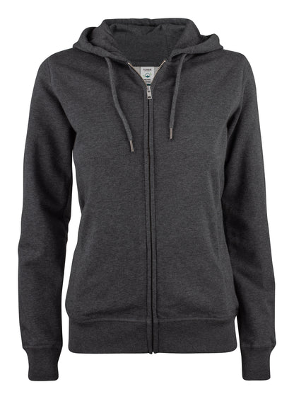 Clique Premium Organic Cotton Ladies Zip-Up Hoodie | Hooded Jacket | 5 Colours | XS-2XL