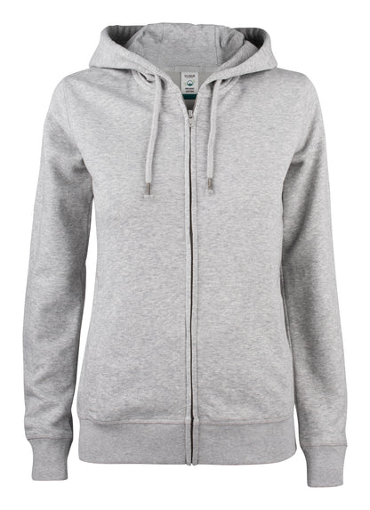 Clique Premium Organic Cotton Ladies Zip-Up Hoodie | Hooded Jacket | 5 Colours | XS-2XL