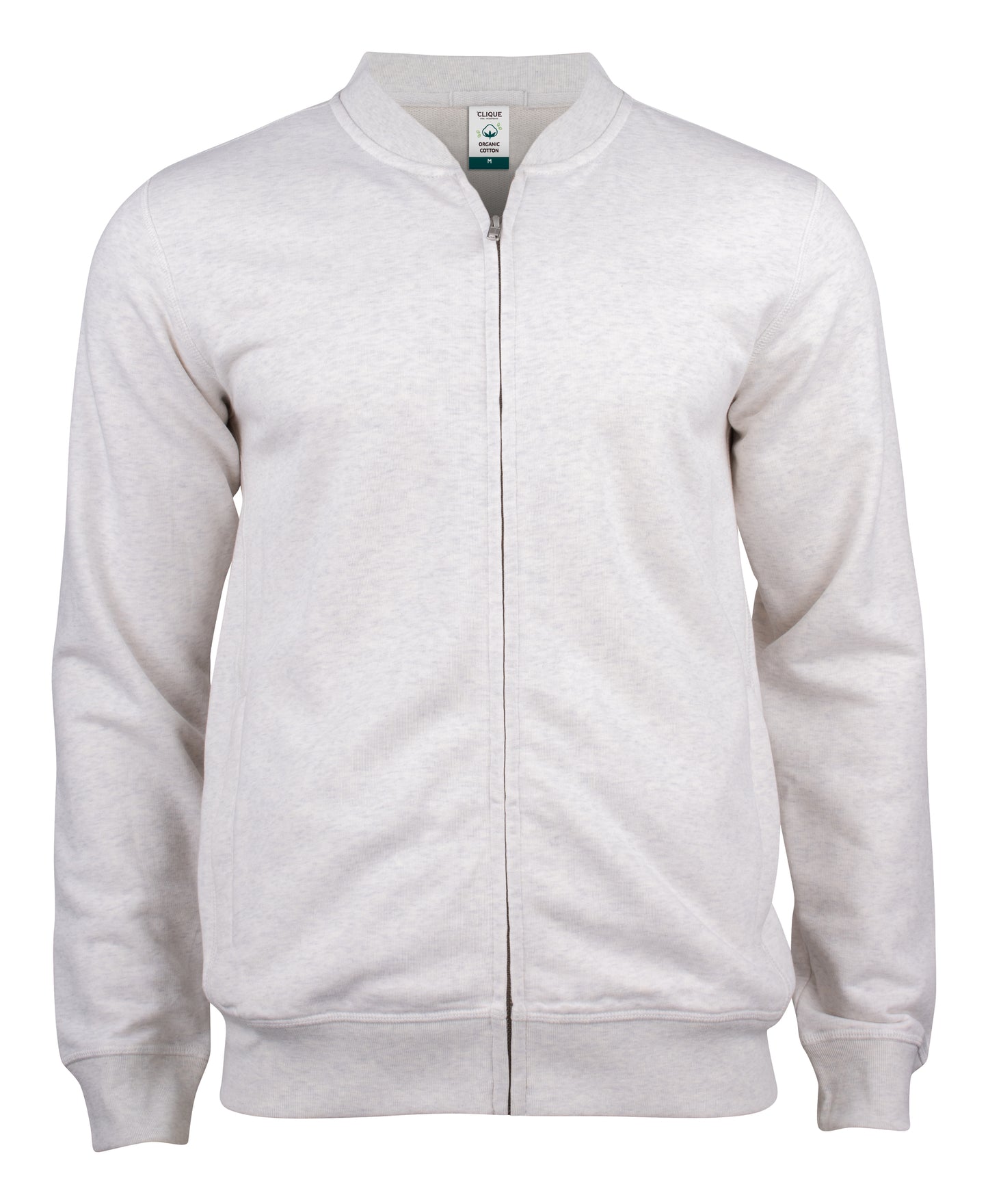 Clique Premium Organic Cotton Men's Zip Sweatshirt | Full Zip Sweater | 5 Colours | XS-3XL
