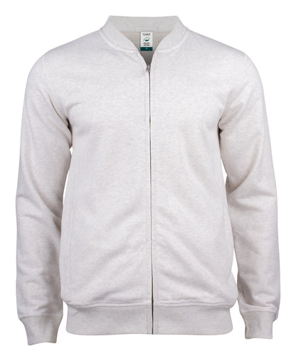 Clique Premium Organic Cotton Men's Zip Sweatshirt | Full Zip Sweater | 5 Colours | XS-3XL