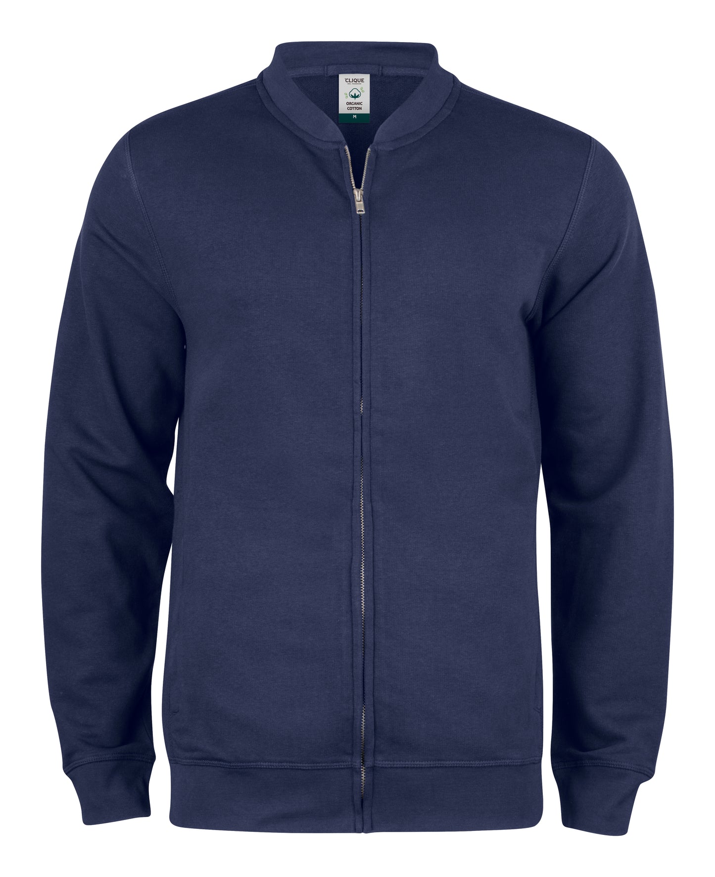 Clique Premium Organic Cotton Men's Zip Sweatshirt | Full Zip Sweater | 5 Colours | XS-3XL