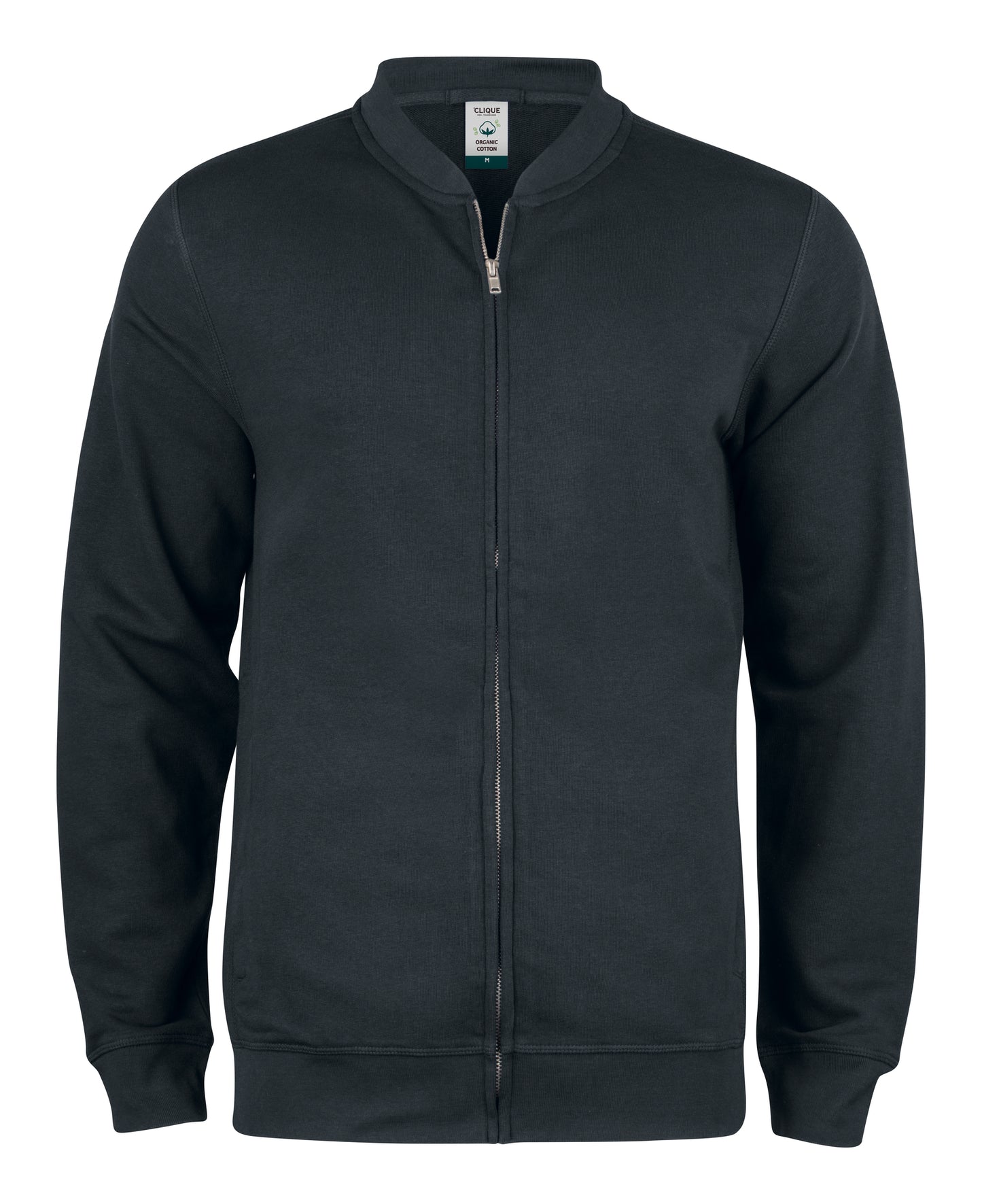 Clique Premium Organic Cotton Men's Zip Sweatshirt | Full Zip Sweater | 5 Colours | XS-3XL