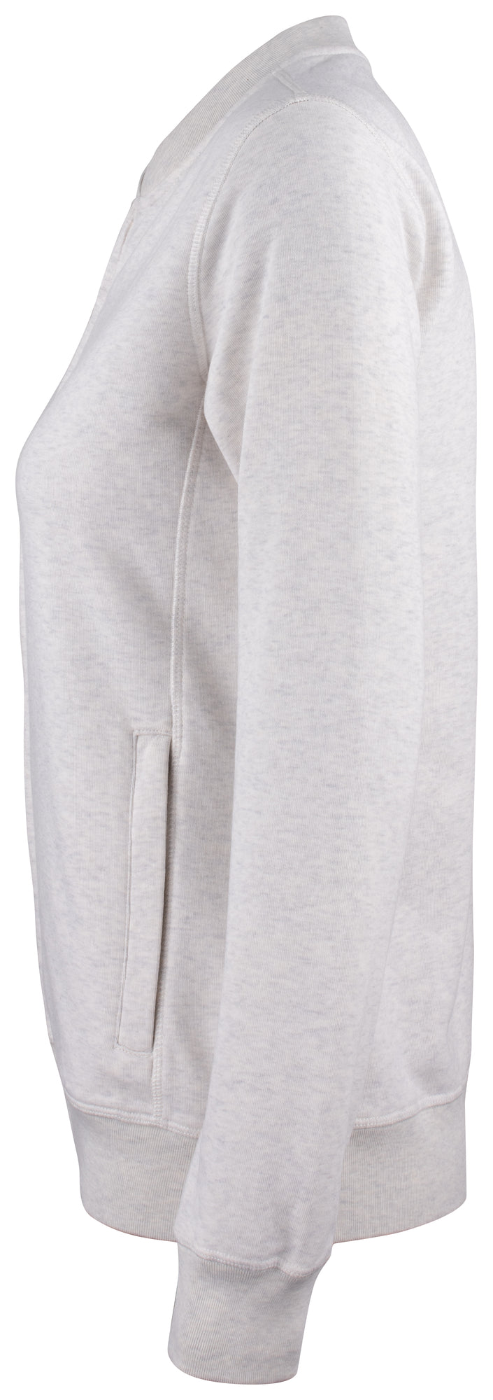 Clique Premium Organic Cotton Ladies Zip Sweatshirt | Full Zip Sweater | 5 Colours | XS-2XL