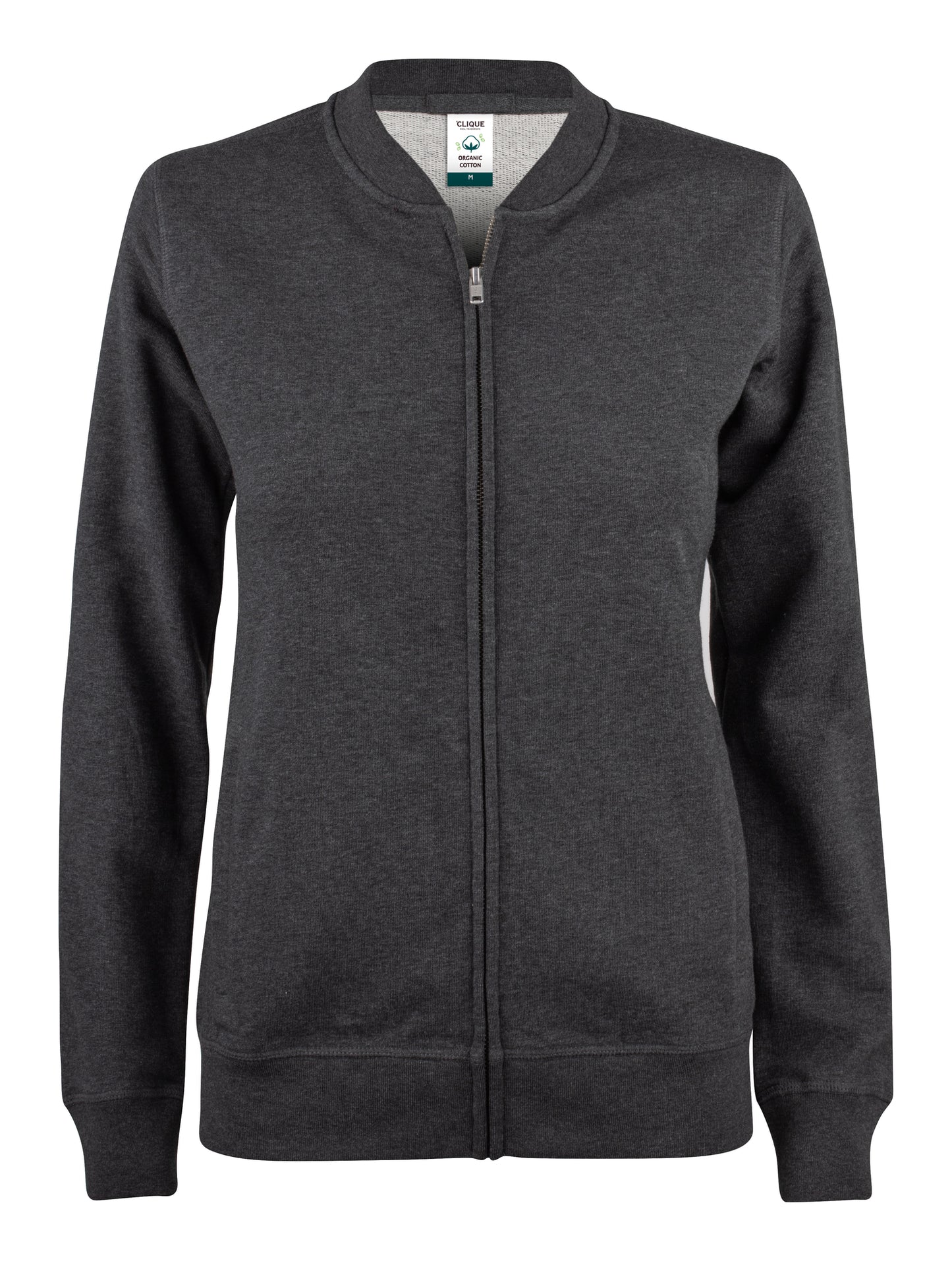 Clique Premium Organic Cotton Ladies Zip Sweatshirt | Full Zip Sweater | 5 Colours | XS-2XL