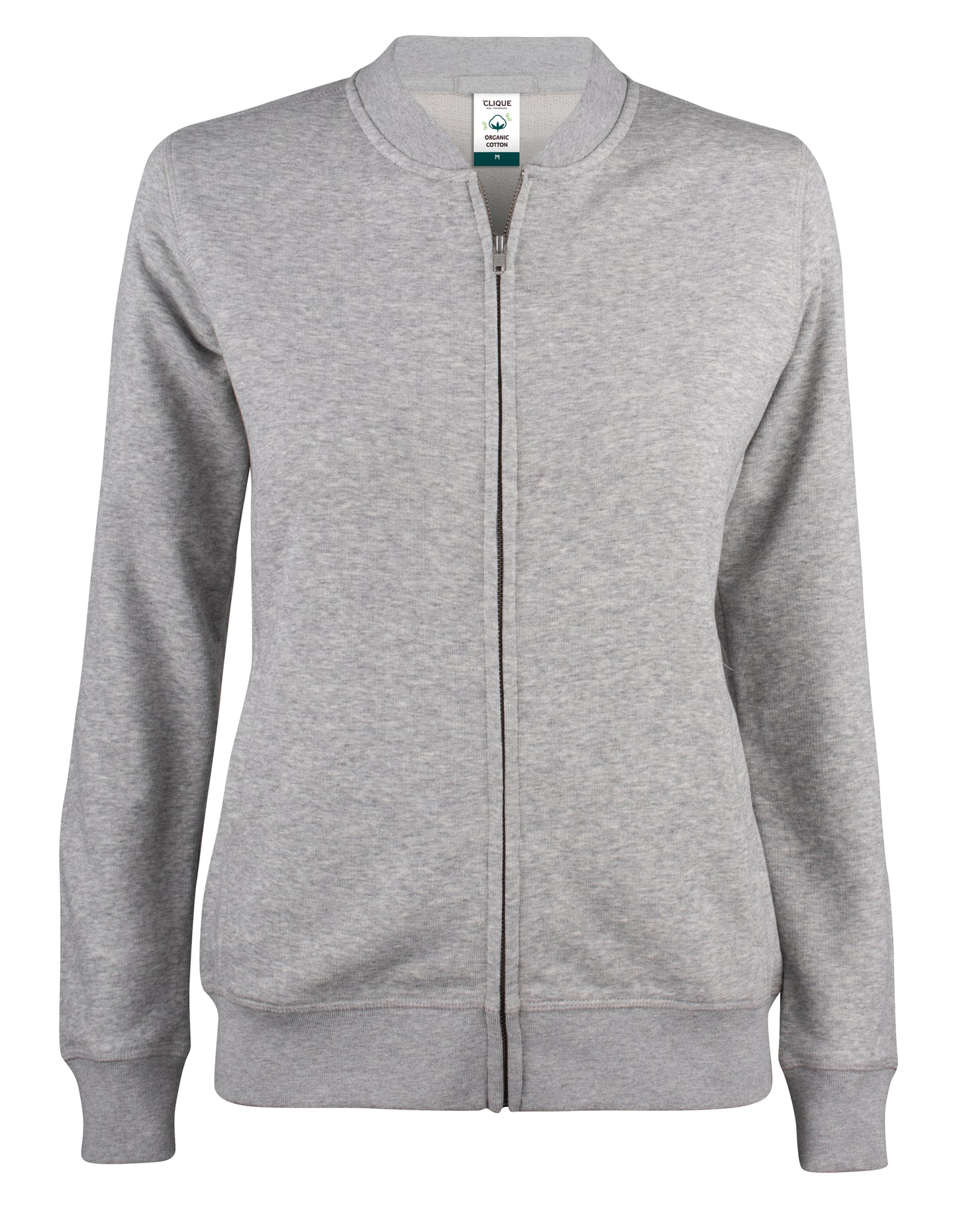 Clique Premium Organic Cotton Ladies Zip Sweatshirt | Full Zip Sweater | 5 Colours | XS-2XL