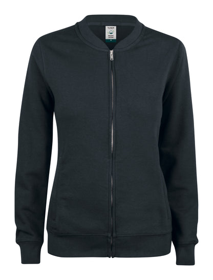 Clique Premium Organic Cotton Ladies Zip Sweatshirt | Full Zip Sweater | 5 Colours | XS-2XL