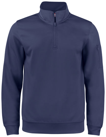 Clique Basic Active Half Zip Sweatshirt | Unisex Activewear | Spun Dyed | 5 Colours | XS-3XL
