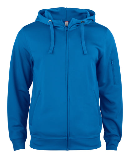Clique Basic Active Men's Zip-Up Hoodie | Medium Weight Hooded Jacket | 5 Colours | XS-3XL