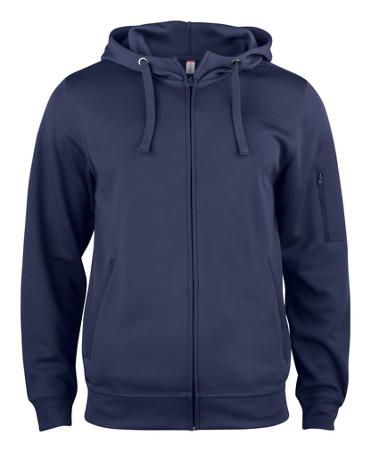 Clique Basic Active Men's Zip-Up Hoodie | Medium Weight Hooded Jacket | 5 Colours | XS-3XL