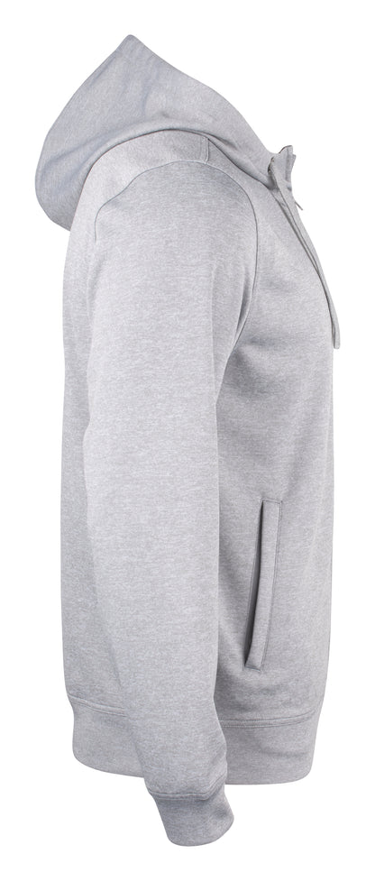 Clique Basic Active Men's Zip-Up Hoodie | Medium Weight Hooded Jacket | 5 Colours | XS-3XL