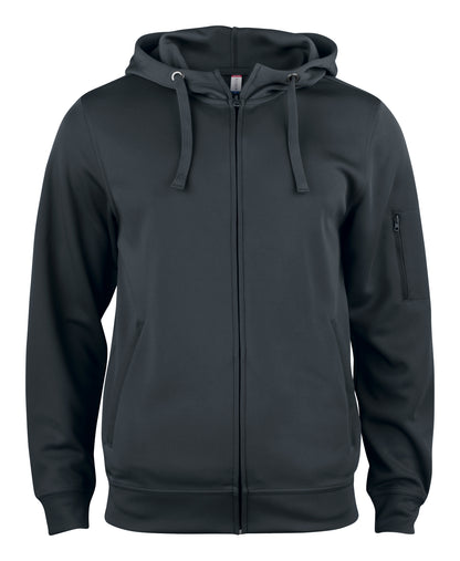 Clique Basic Active Men's Zip-Up Hoodie | Medium Weight Hooded Jacket | 5 Colours | XS-3XL