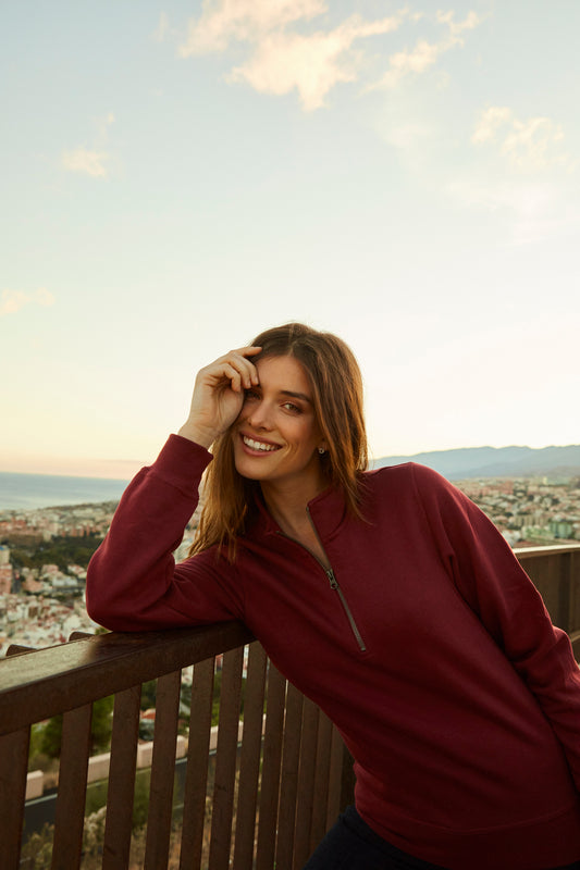 Clique Basic Half Zip Sweatshirt | Unisex Half-Zip Sweater | Durable | Soft | 14 Colours | XS-5XL