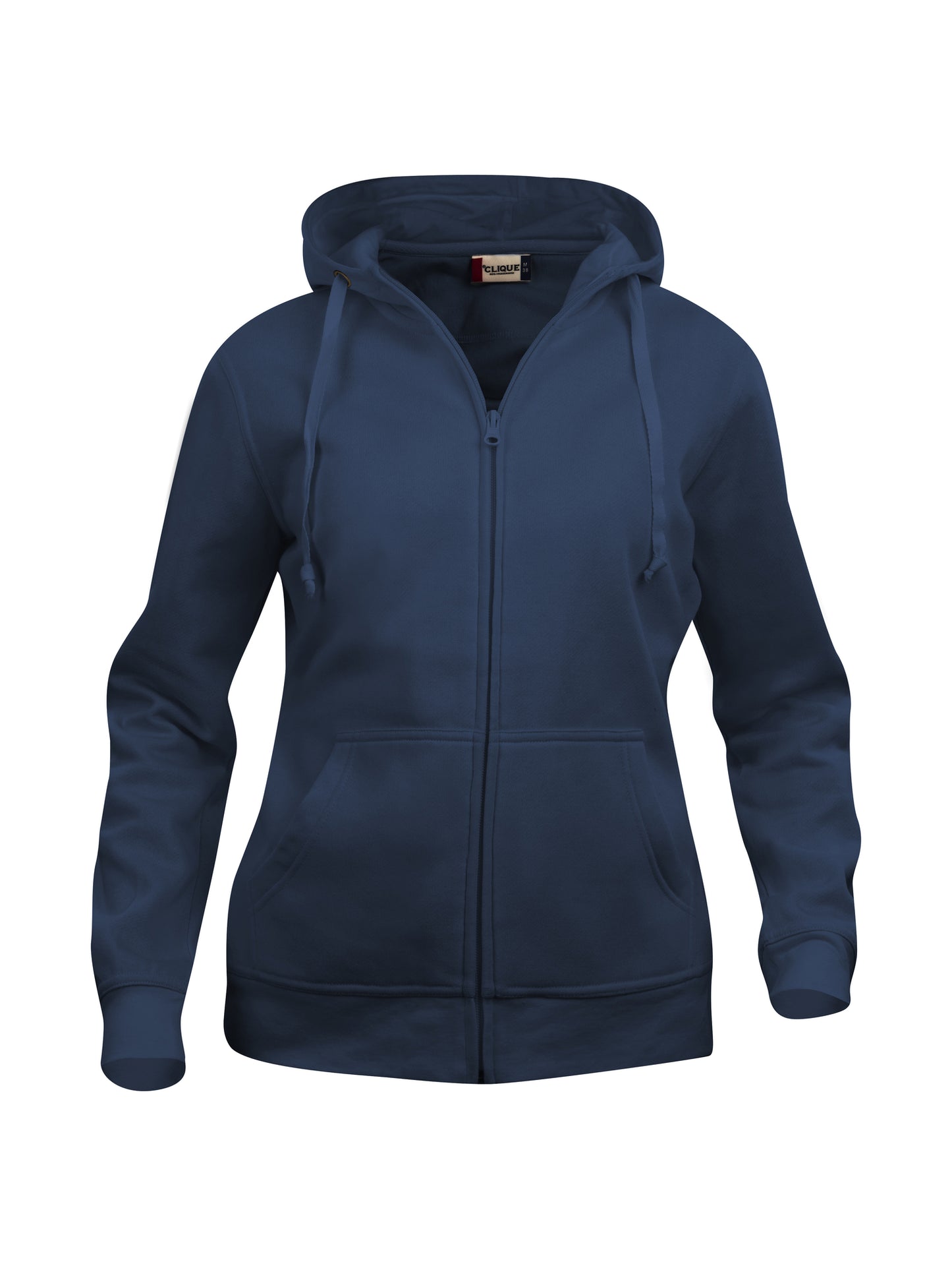 Clique Basic Zip-Up Hoodie | Ladies | Medium Weight Hooded Jacket | 9 Colours | XS-2XL