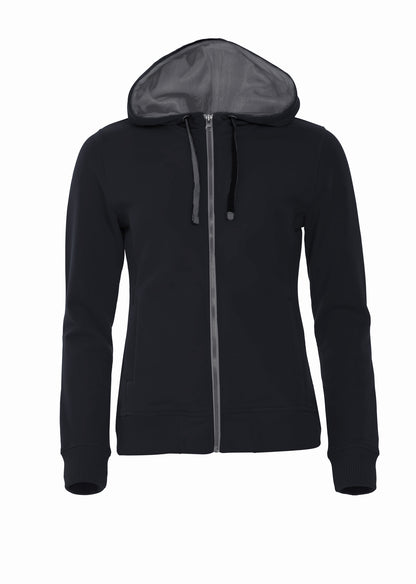 Clique Classic Ladies Zip-Up Hoodie | Heavyweight Hooded Jacket | 7 Colours | XS-2XL