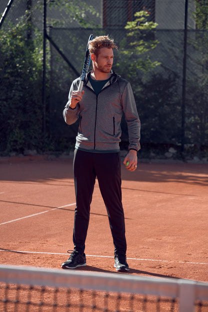 Clique Odessa Unisex Track Pants | Athletic Joggers | Zip Pockets | Grey or Black | XS-2XL