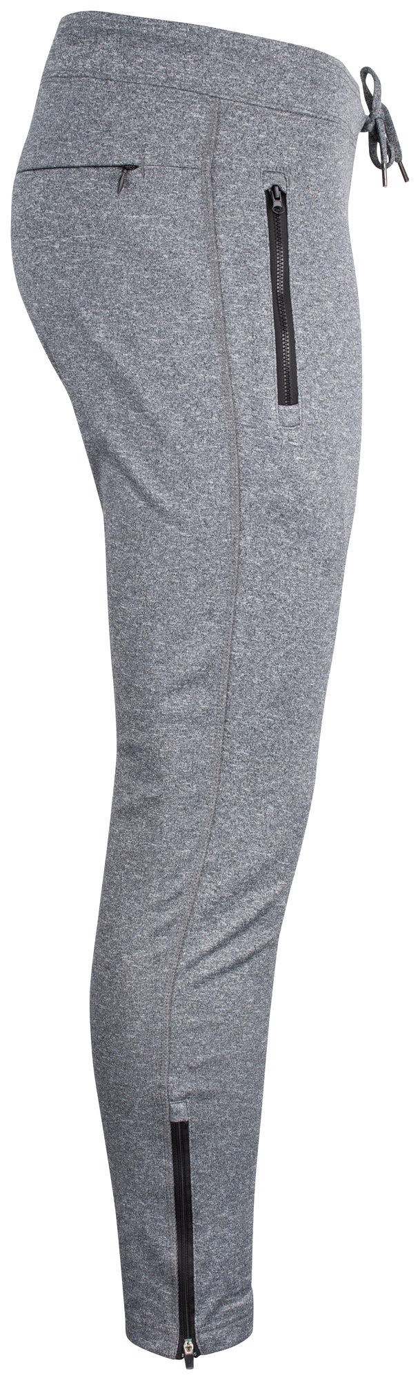 Clique Odessa Unisex Track Pants | Athletic Joggers | Zip Pockets | Grey or Black | XS-2XL
