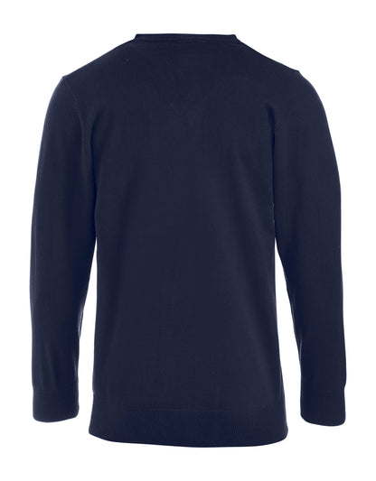 Clique Aston Men's Cotton Jumper | V-Neck Knitwear | Soft Touch | 3 Colours | S-3XL