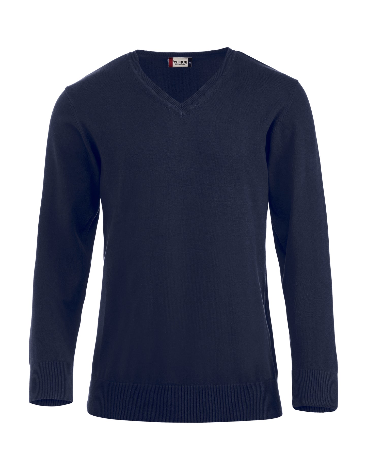 Clique Aston Men's Cotton Jumper | V-Neck Knitwear | Soft Touch | 3 Colours | S-3XL