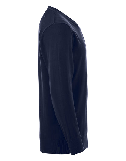 Clique Aston Men's Cotton Jumper | V-Neck Knitwear | Soft Touch | 3 Colours | S-3XL