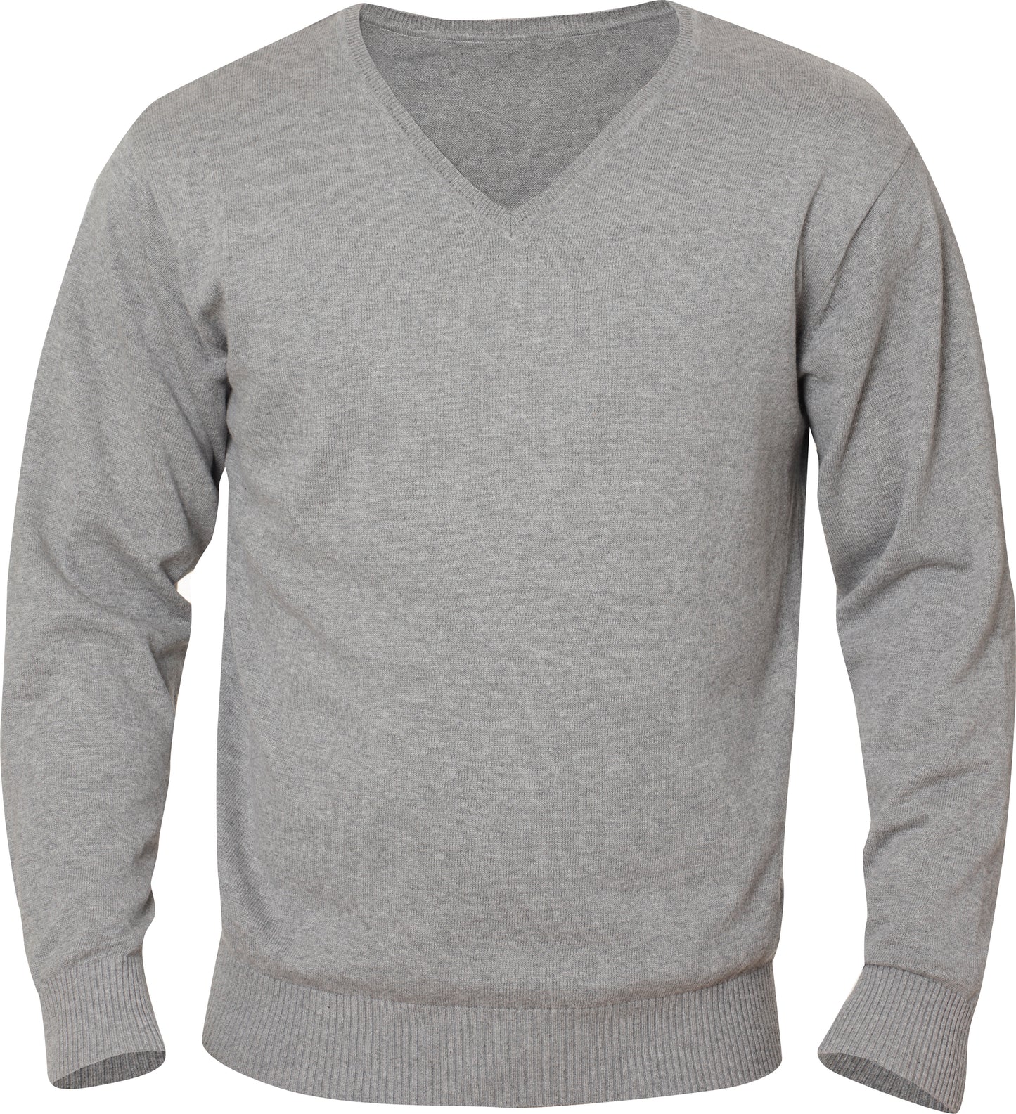Clique Aston Men's Cotton Jumper | V-Neck Knitwear | Soft Touch | 3 Colours | S-3XL