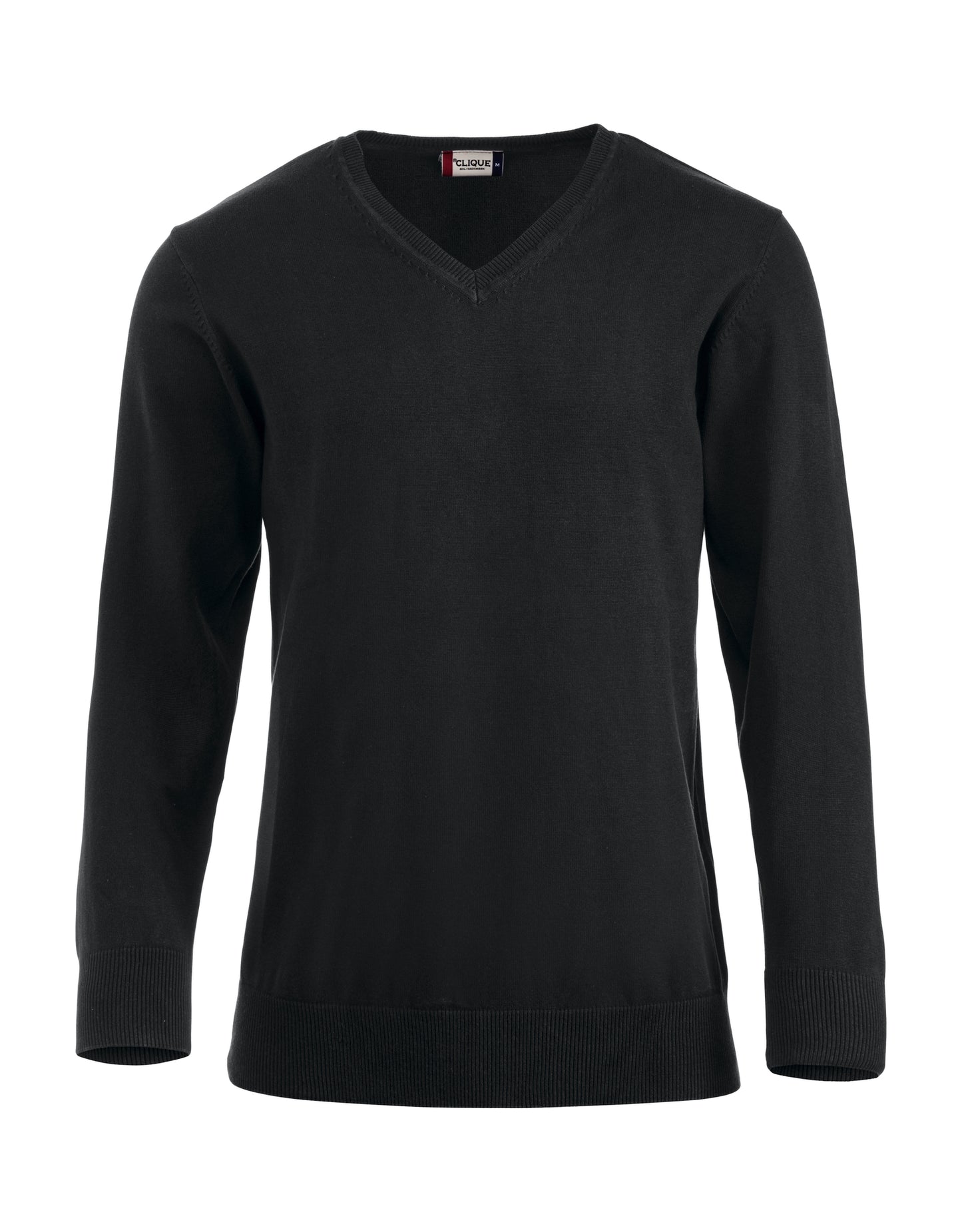 Clique Aston Men's Cotton Jumper | V-Neck Knitwear | Soft Touch | 3 Colours | S-3XL