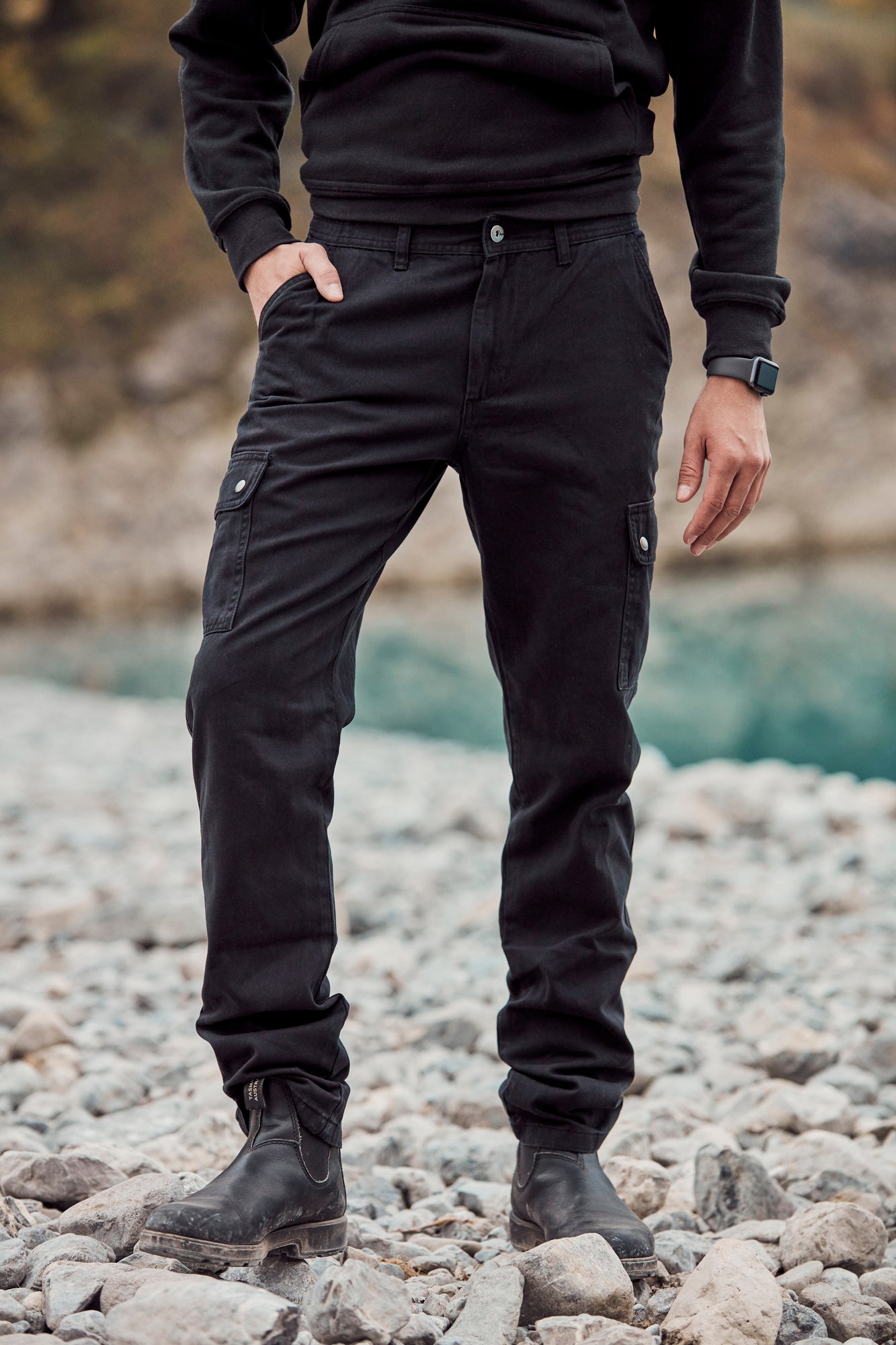 Clique Cargo Trousers | Unisex | Cotton | Leg Pockets | Cargo Pants | 3 Colours | XS-5XL
