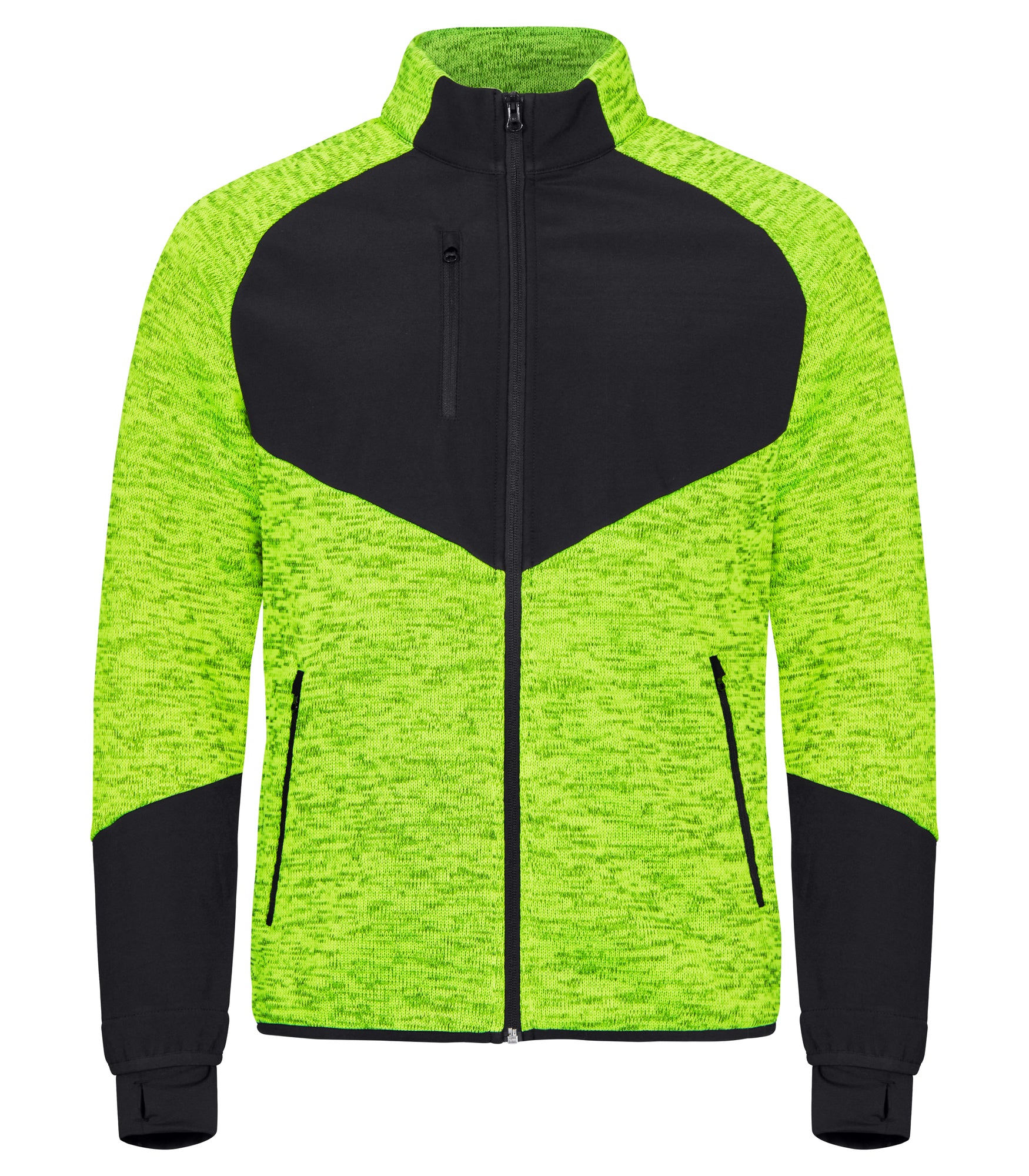 Clique Haines Fleece Jacket | Men's Hybrid Fleece | Softshell Panels | 4 Colours | XS-3XL - Fleece - Logo Free Clothing