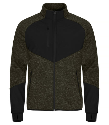 Clique Haines Fleece Jacket | Men's Hybrid Fleece | Softshell Panels | 4 Colours | XS-3XL - Fleece - Logo Free Clothing