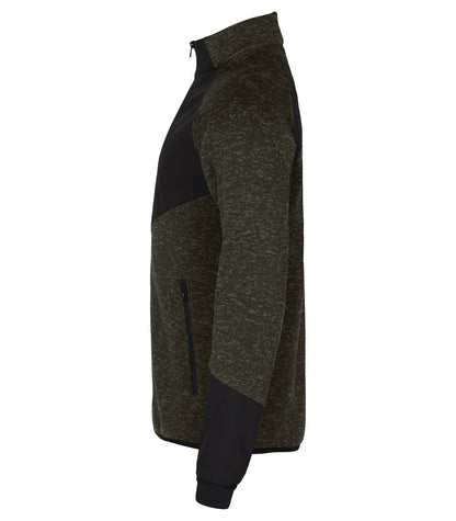 Clique Haines Fleece Jacket | Men's Hybrid Fleece | Softshell Panels | 4 Colours | XS-3XL - Fleece - Logo Free Clothing