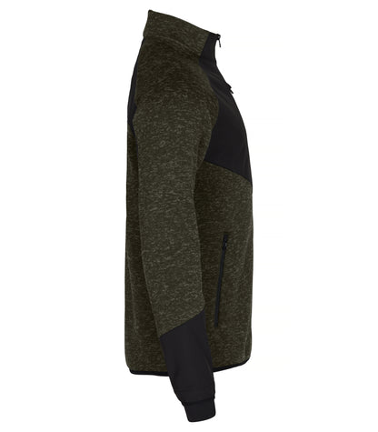 Clique Haines Fleece Jacket | Men's Hybrid Fleece | Softshell Panels | 4 Colours | XS-3XL - Fleece - Logo Free Clothing