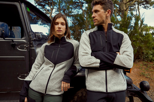 Clique Haines Fleece Jacket | Men's Hybrid Fleece | Softshell Panels | 4 Colours | XS-3XL