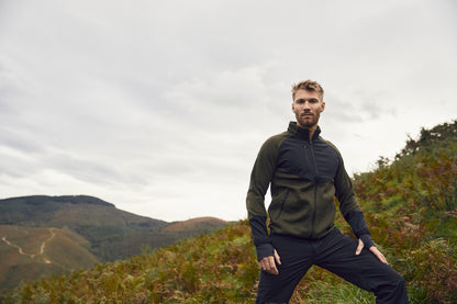 Clique Haines Fleece Jacket | Men's Hybrid Fleece | Softshell Panels | 4 Colours | XS-3XL - Fleece - Logo Free Clothing