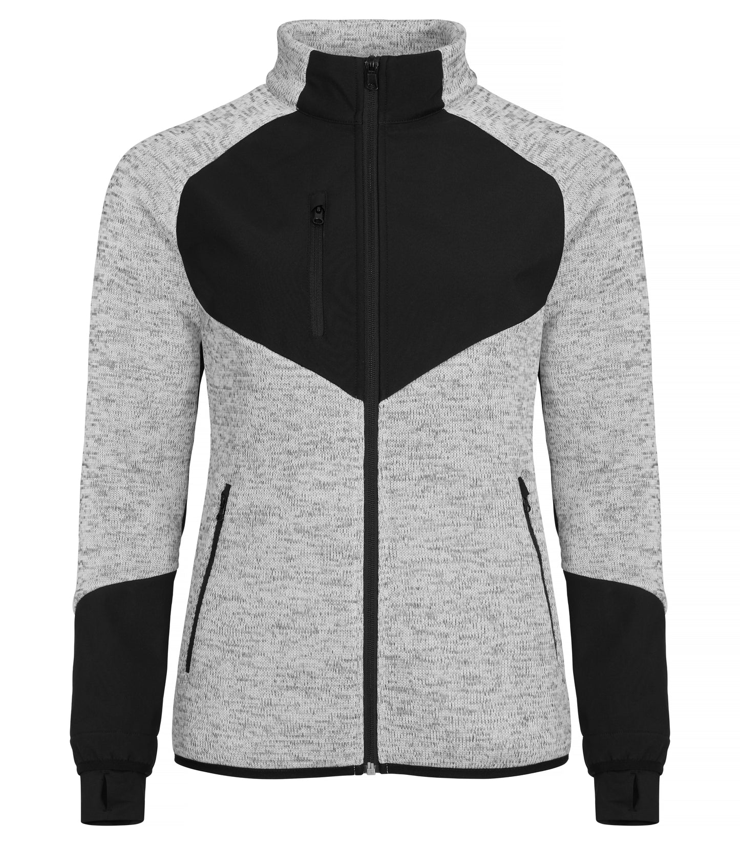 Clique Haines Fleece Jacket | Ladies Hybrid Fleece | Softshell Panels | 4 Colours | XS-2XL - Fleece - Logo Free Clothing