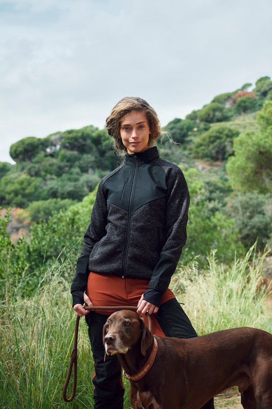 Clique Haines Fleece Jacket | Ladies Hybrid Fleece | Softshell Panels | 4 Colours | XS-2XL
