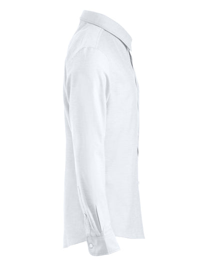 Clique Oxford Men's Shirt | Long Sleeve | Collar | Easy Care Cotton | 3 Colours | S-4XL