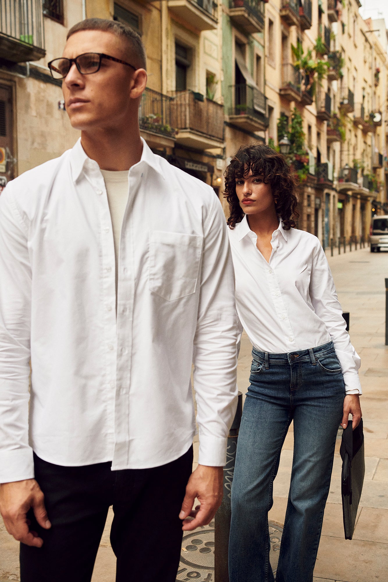 Clique Oxford Men's Shirt | Long Sleeve | Collar | Easy Care Cotton | 3 Colours | S-4XL