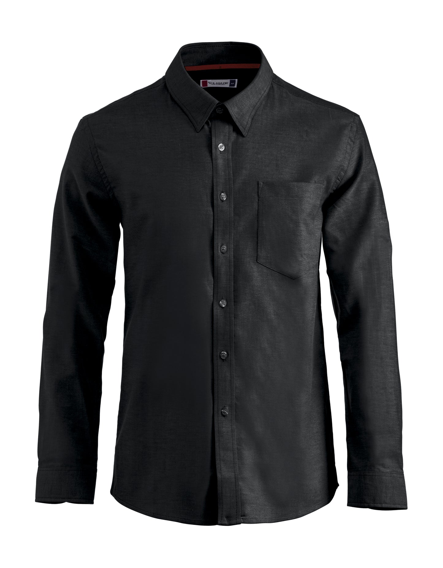 Clique Oxford Men's Shirt | Long Sleeve | Collar | Easy Care Cotton | 3 Colours | S-4XL