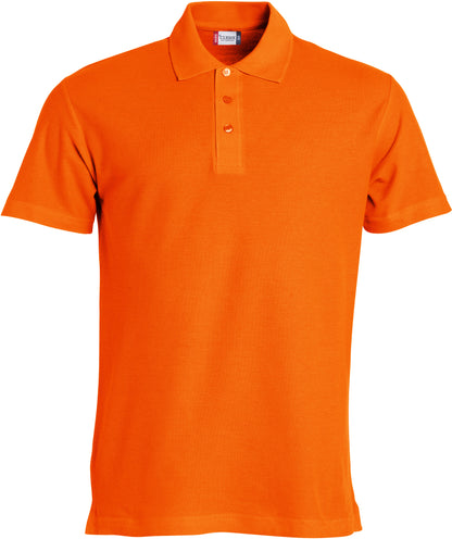 Clique Basic Men's Polo Shirt | Cotton Polo Top | Flat Knit Collar | 14 Colours | S-4XL