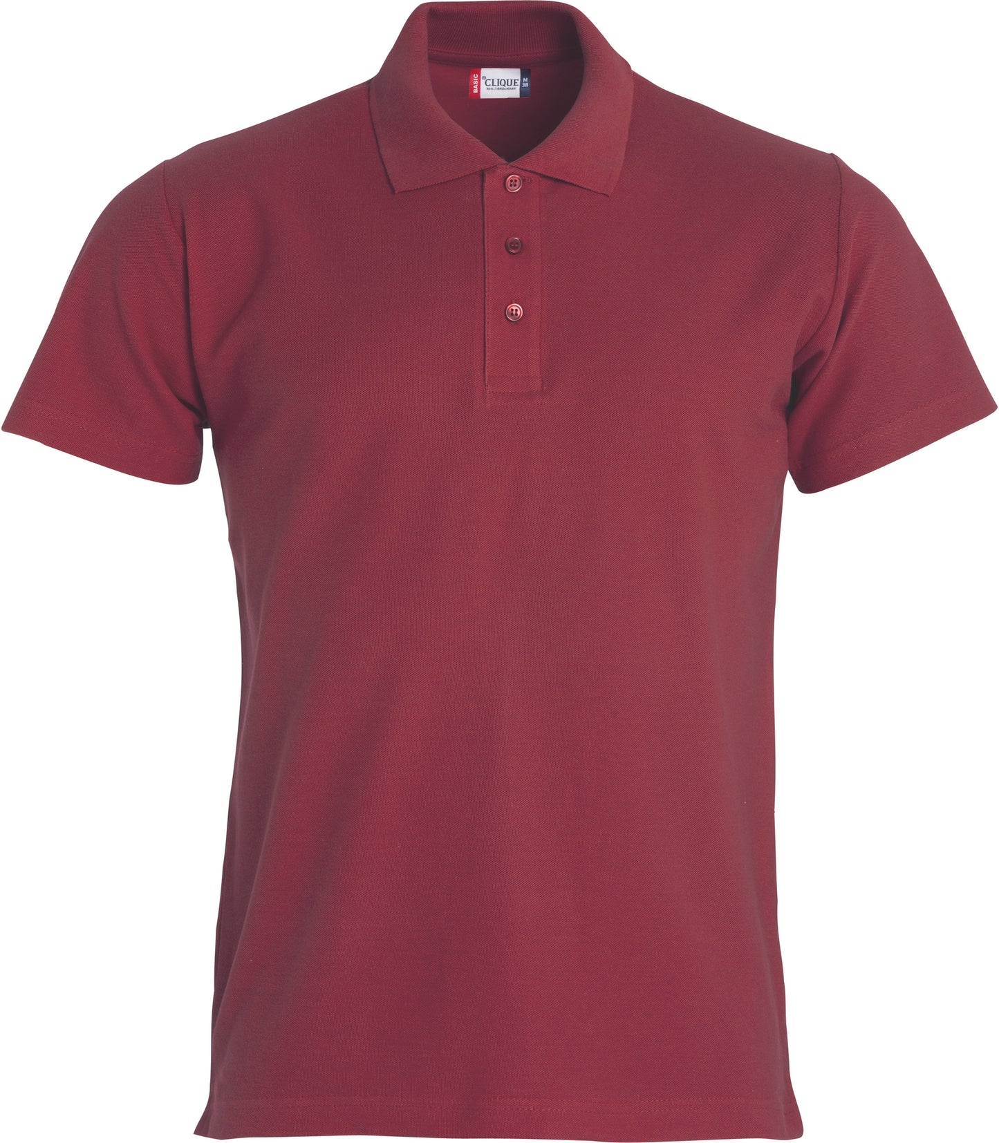 Clique Basic Men's Polo Shirt | Cotton Polo Top | Flat Knit Collar | 14 Colours | S-4XL