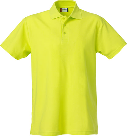 Clique Basic Men's Polo Shirt | Cotton Polo Top | Flat Knit Collar | 14 Colours | S-4XL