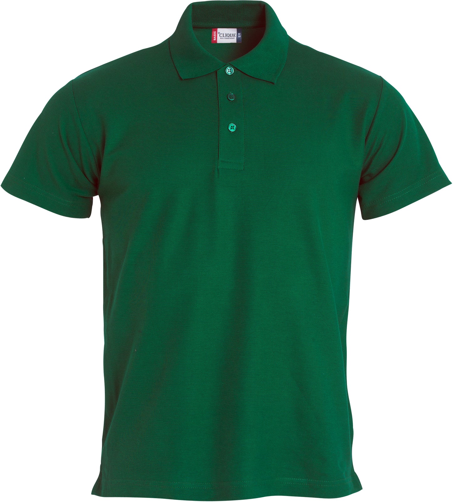 Clique Basic Men's Polo Shirt | Cotton Polo Top | Flat Knit Collar | 14 Colours | S-4XL