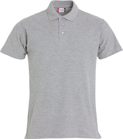 Clique Basic Men's Polo Shirt | Cotton Polo Top | Flat Knit Collar | 14 Colours | S-4XL